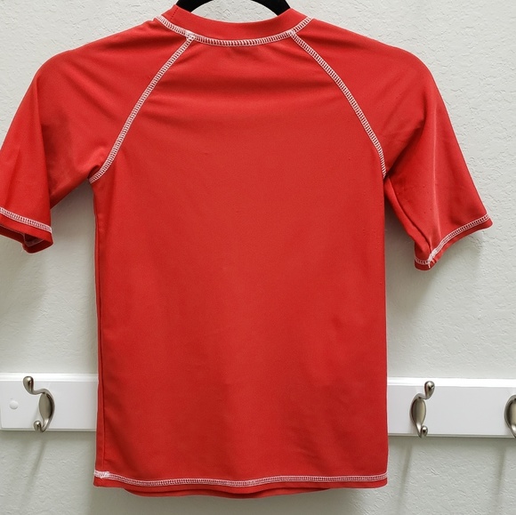 Star Wars Boys Rash Guard Red Black Water Shirt - Picture 3 of 5